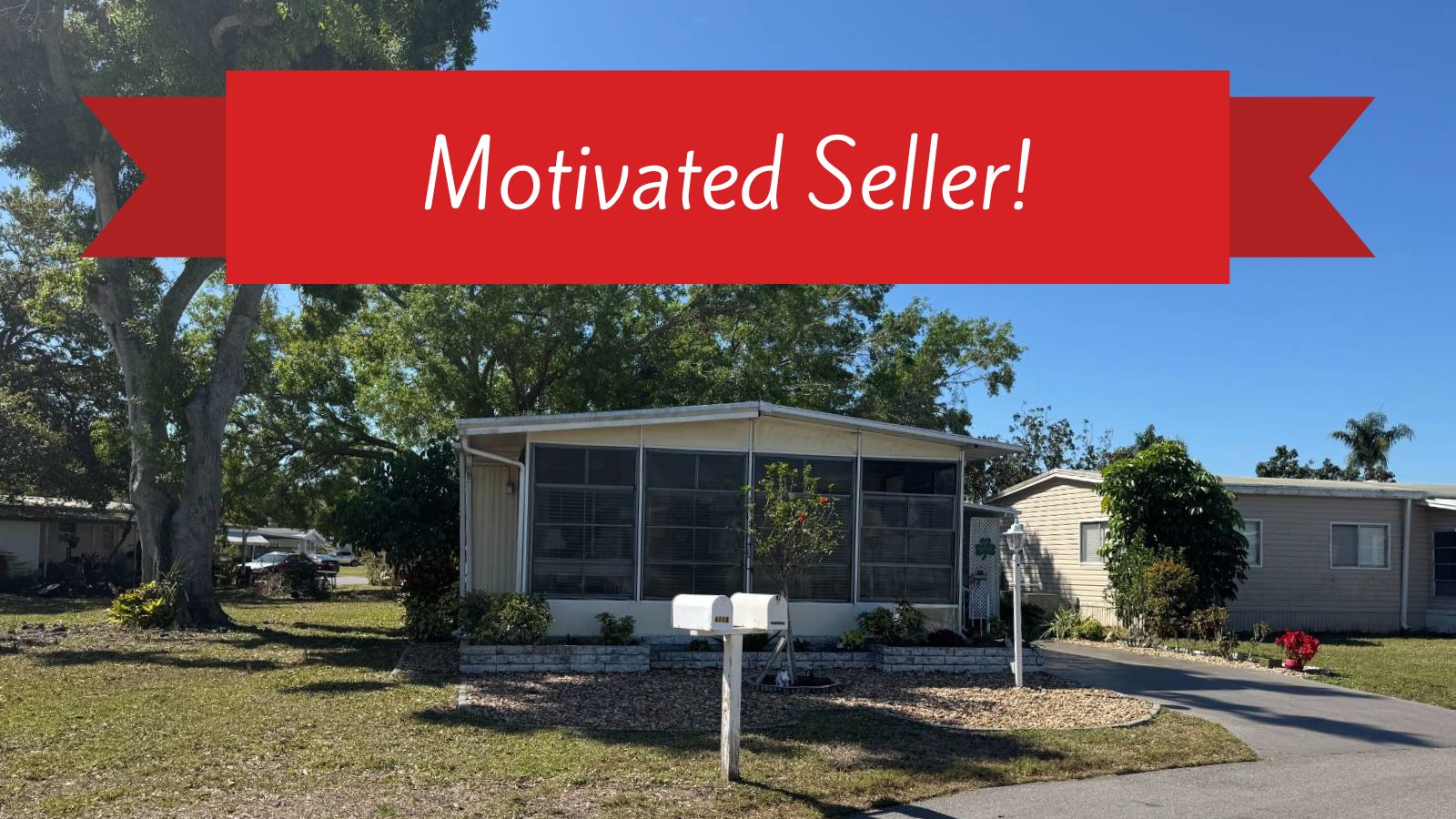 4232 Pittenger Drive, Sarasota, Florida 34234, 2 Bedrooms Bedrooms, ,2 BathroomsBathrooms,55-Plus Mobile Home,For Sale,Pittenger Drive,3519