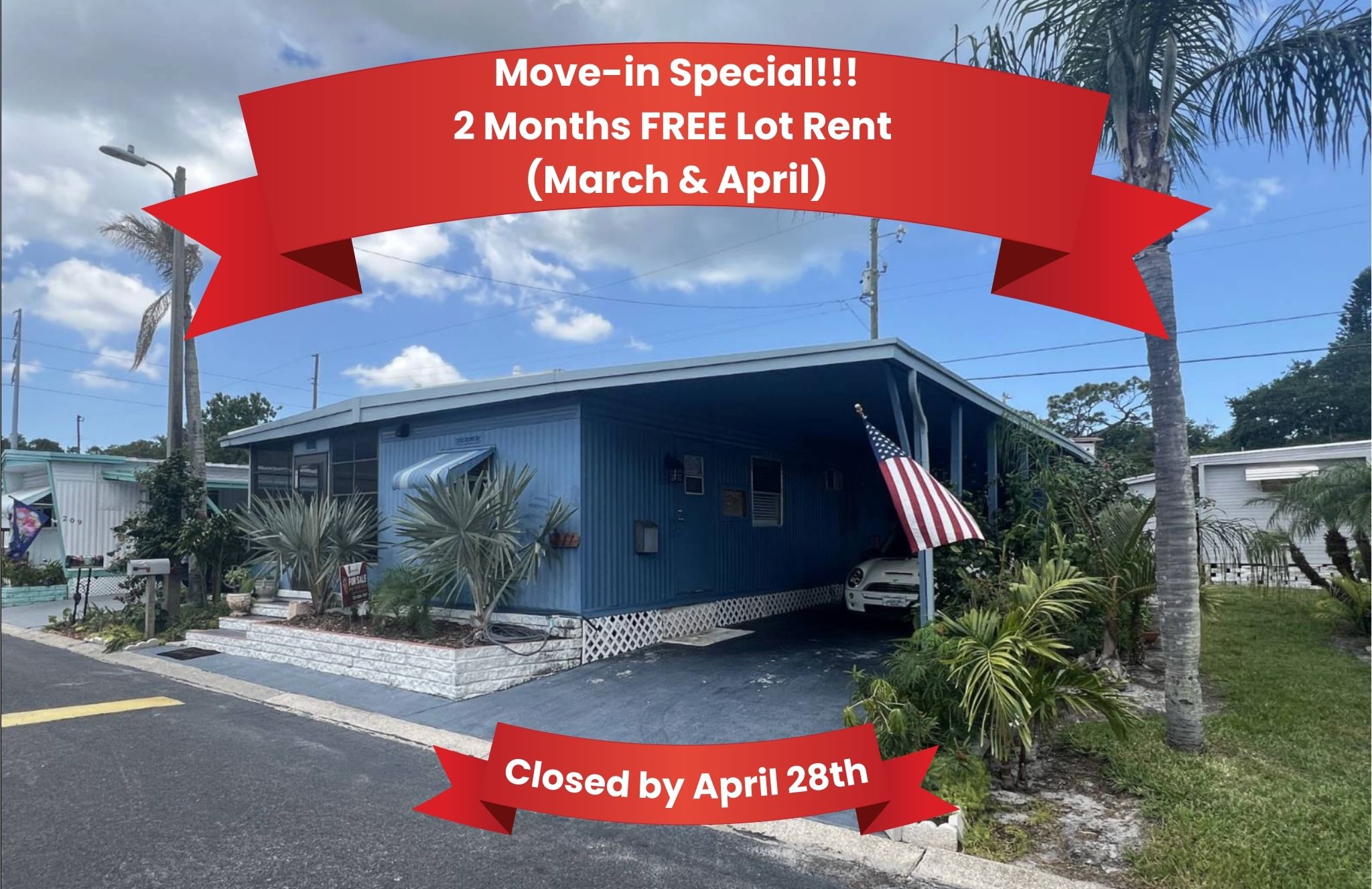 1280 Lakeview Road, Lot 211, Clearwater, Florida 33756, 2 Bedrooms Bedrooms, ,2 BathroomsBathrooms,55-Plus Mobile Home,For Sale,Lakeview Road, Lot 211,3550