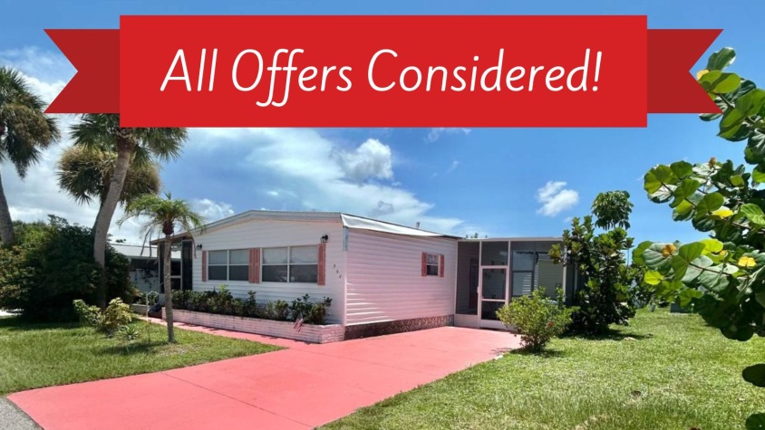 964 Nogoya East, Lot 51, Venice, Florida 34285, 2 Bedrooms Bedrooms, ,2 BathroomsBathrooms,55-Plus Mobile Home,For Sale,Nogoya East, Lot 51,3983