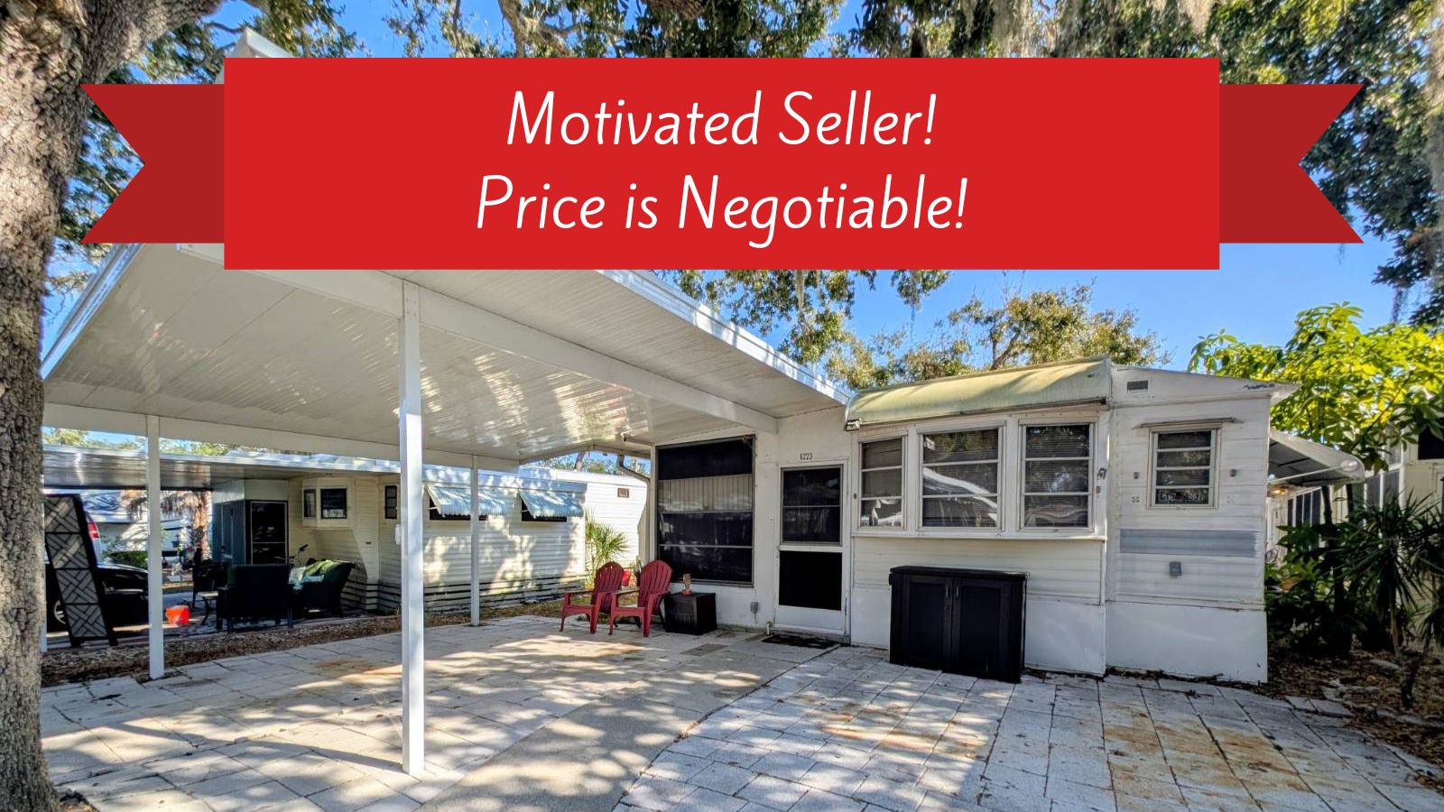 6223 Carl Shepard Drive, Ruskin, Florida 33570, 1 Bedroom Bedrooms, ,1 BathroomBathrooms,55-Plus Mobile Home,For Sale,Carl Shepard Drive,4277