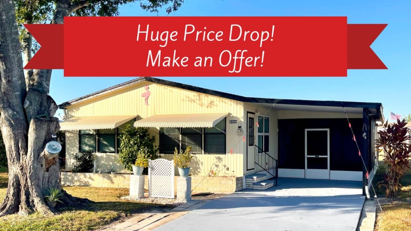 8304 Desoto Drive, Ellenton, Florida 34222, 3 Bedrooms Bedrooms, ,2.5 BathroomsBathrooms,55-Plus Mobile Home,For Sale,Desoto Drive,4294