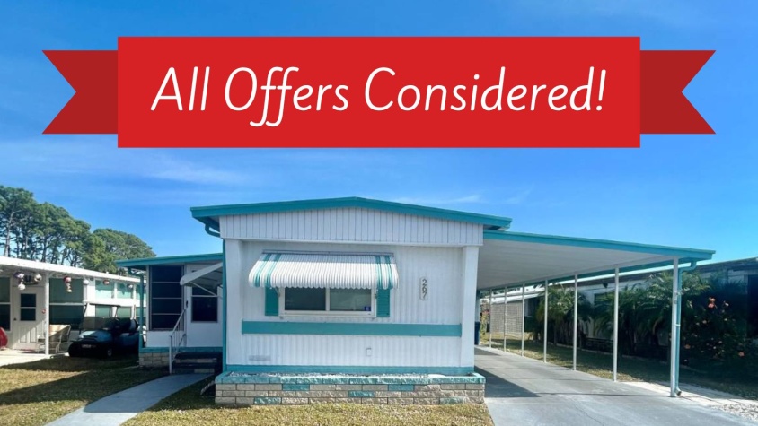 267 Coconut St, Bradenton, Florida 34207, 2 Bedrooms Bedrooms, ,2 BathroomsBathrooms,55-Plus Mobile Home,For Sale,Coconut St,4354
