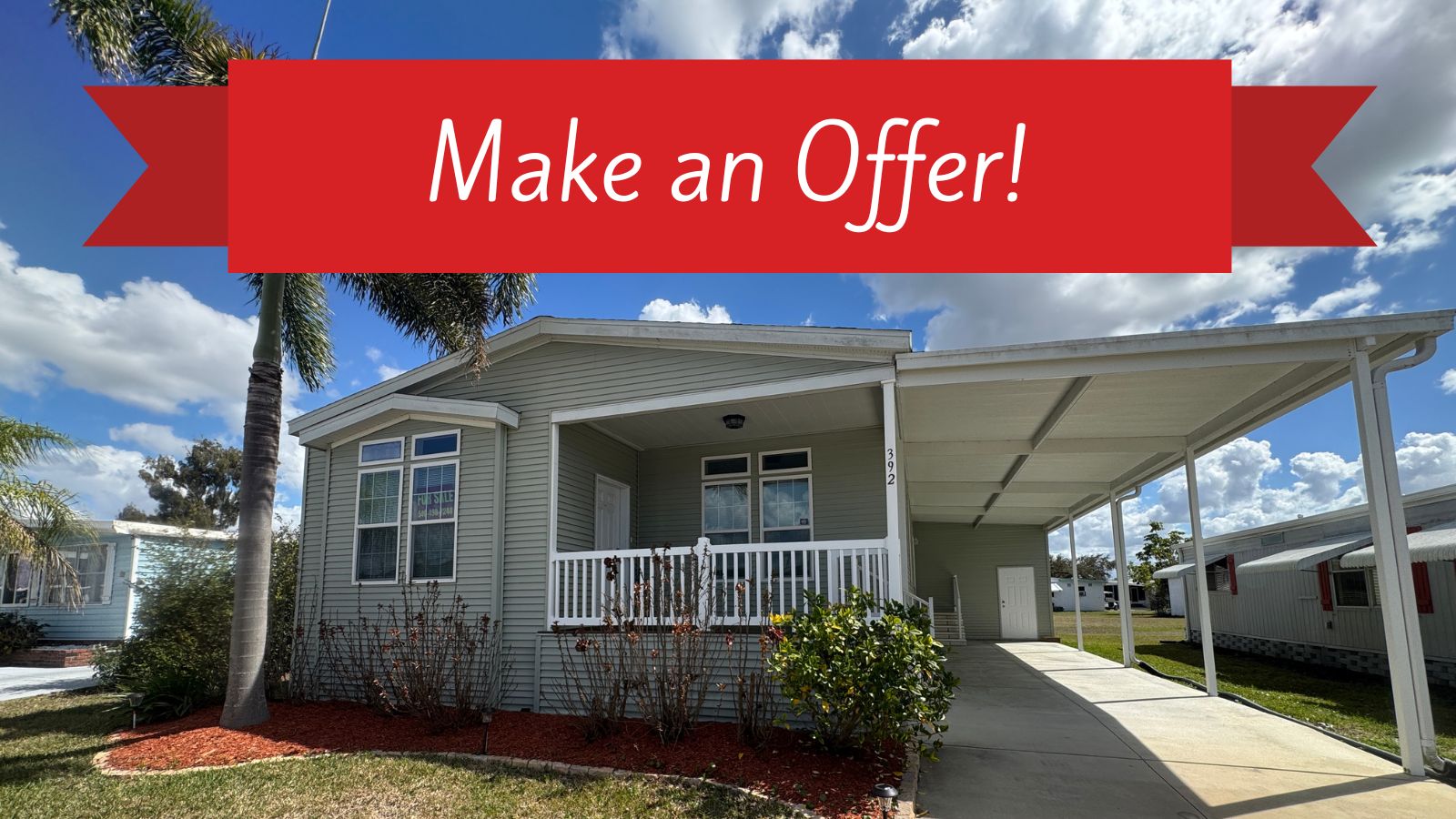 392 Teakwood Dr, Ellenton, Florida 34222, 3 Bedrooms Bedrooms, ,2 BathroomsBathrooms,55-Plus Mobile Home,For Sale,Teakwood Dr,4454