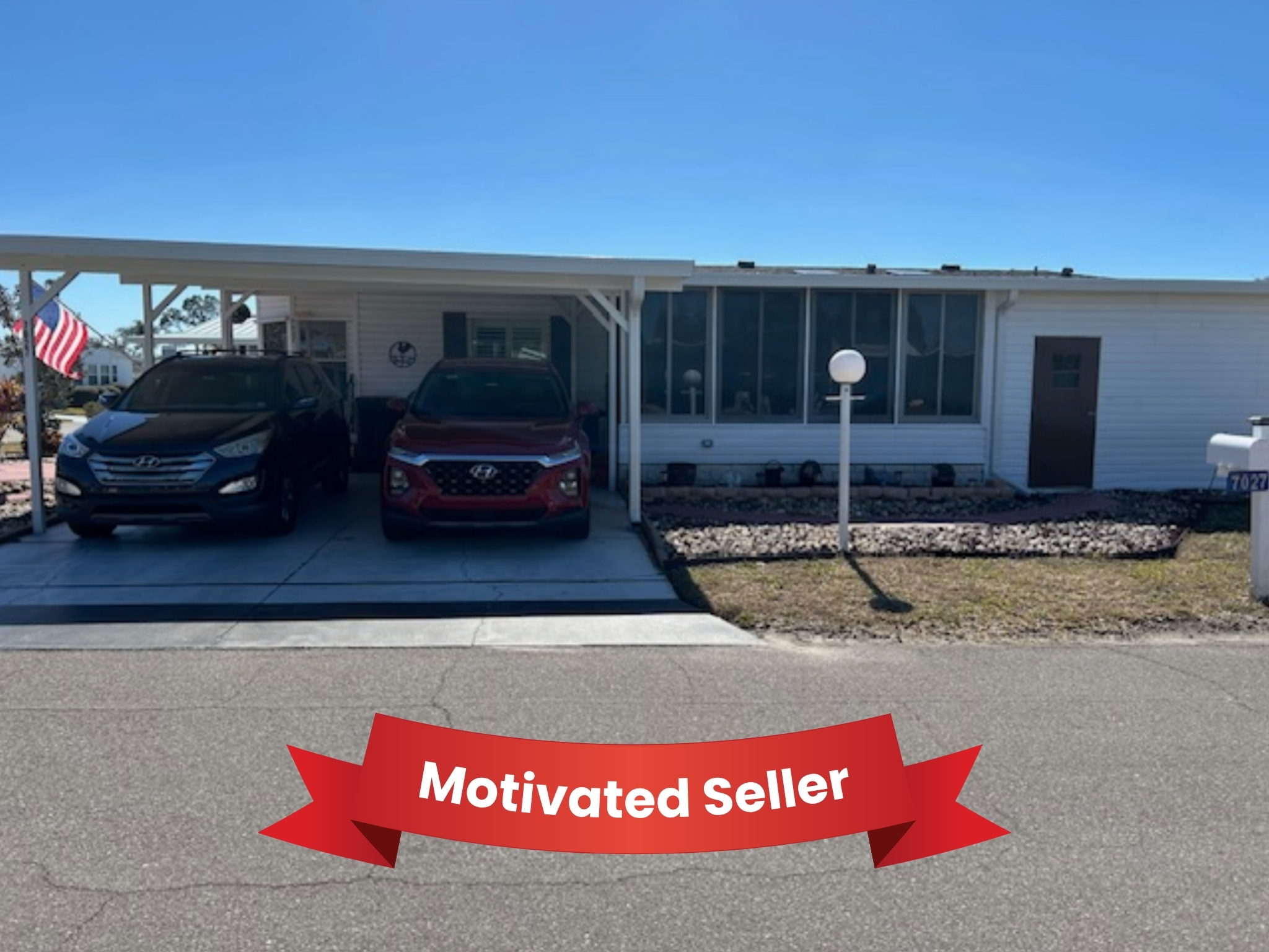 7027 Date Palm Ln, Ellenton, Florida 34222, 2 Bedrooms Bedrooms, ,2 BathroomsBathrooms,55-Plus Mobile Home,For Sale,Date Palm Ln,4521