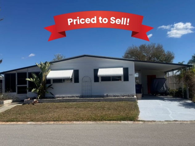 422 Sunset Circle N, Ellenton, Florida 34222, 2 Bedrooms Bedrooms, ,2 BathroomsBathrooms,55-Plus Mobile Home,For Sale,Sunset Circle N,4579