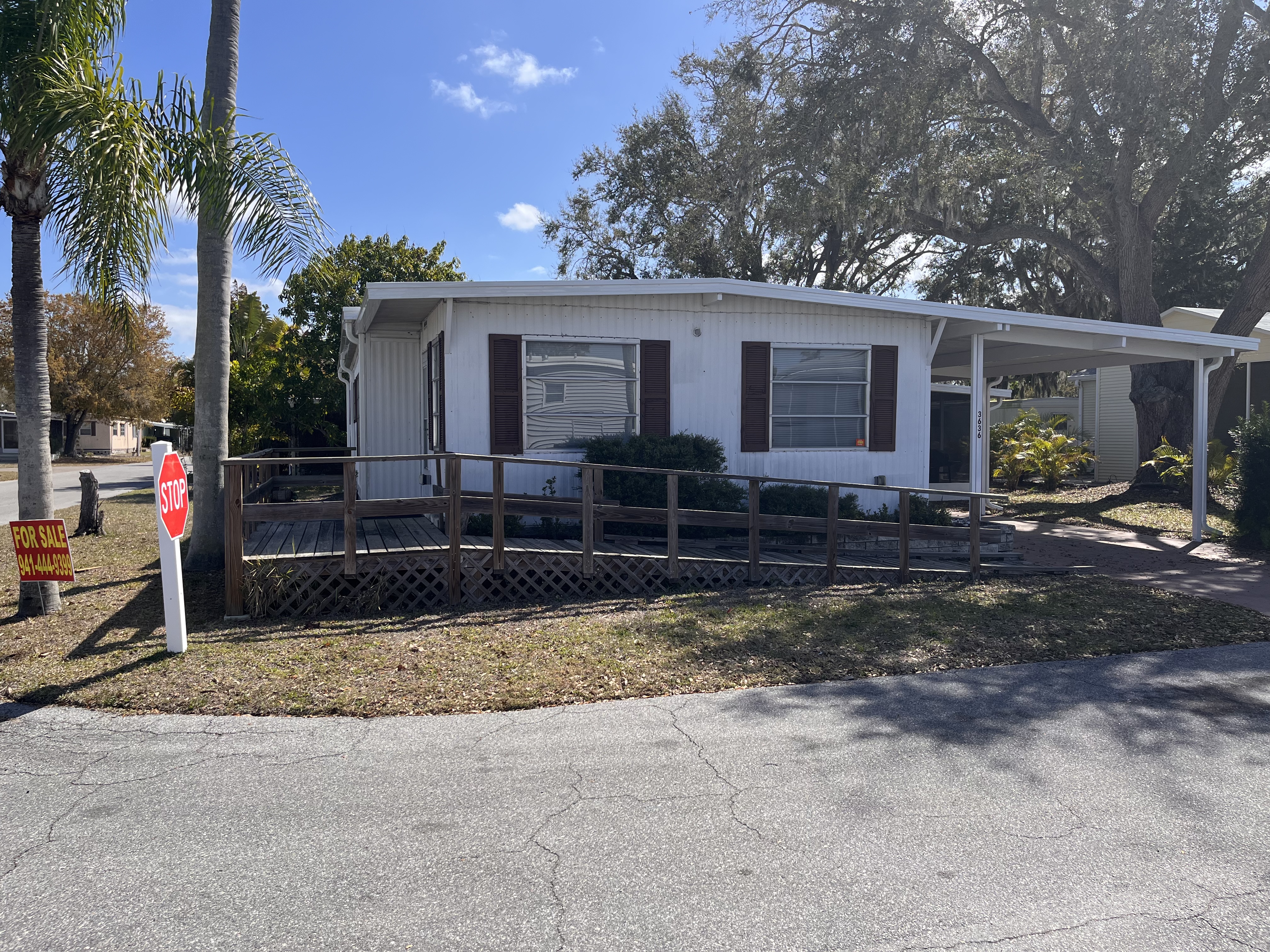 3636 Guilder St, Sarasota, Florida 34234, 2 Bedrooms Bedrooms, ,2 BathroomsBathrooms,55-Plus Mobile Home,For Sale,Guilder St,4611