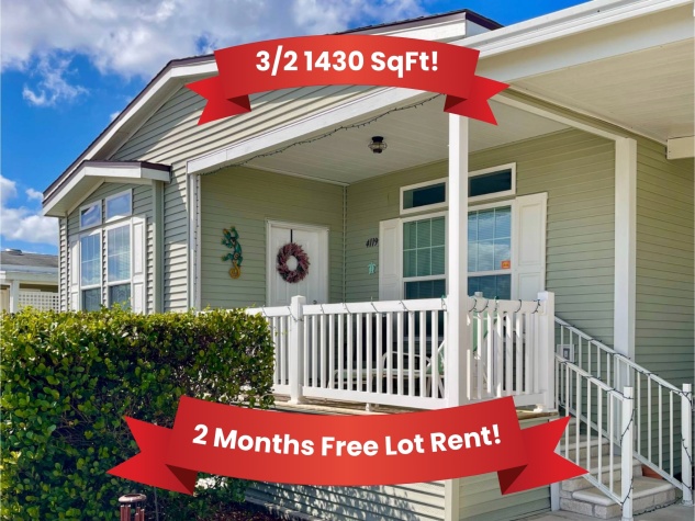 4119 Queens Way, Ellenton, Florida 34222, 3 Bedrooms Bedrooms, ,2 BathroomsBathrooms,55-Plus Mobile Home,For Sale,Queens Way,4638