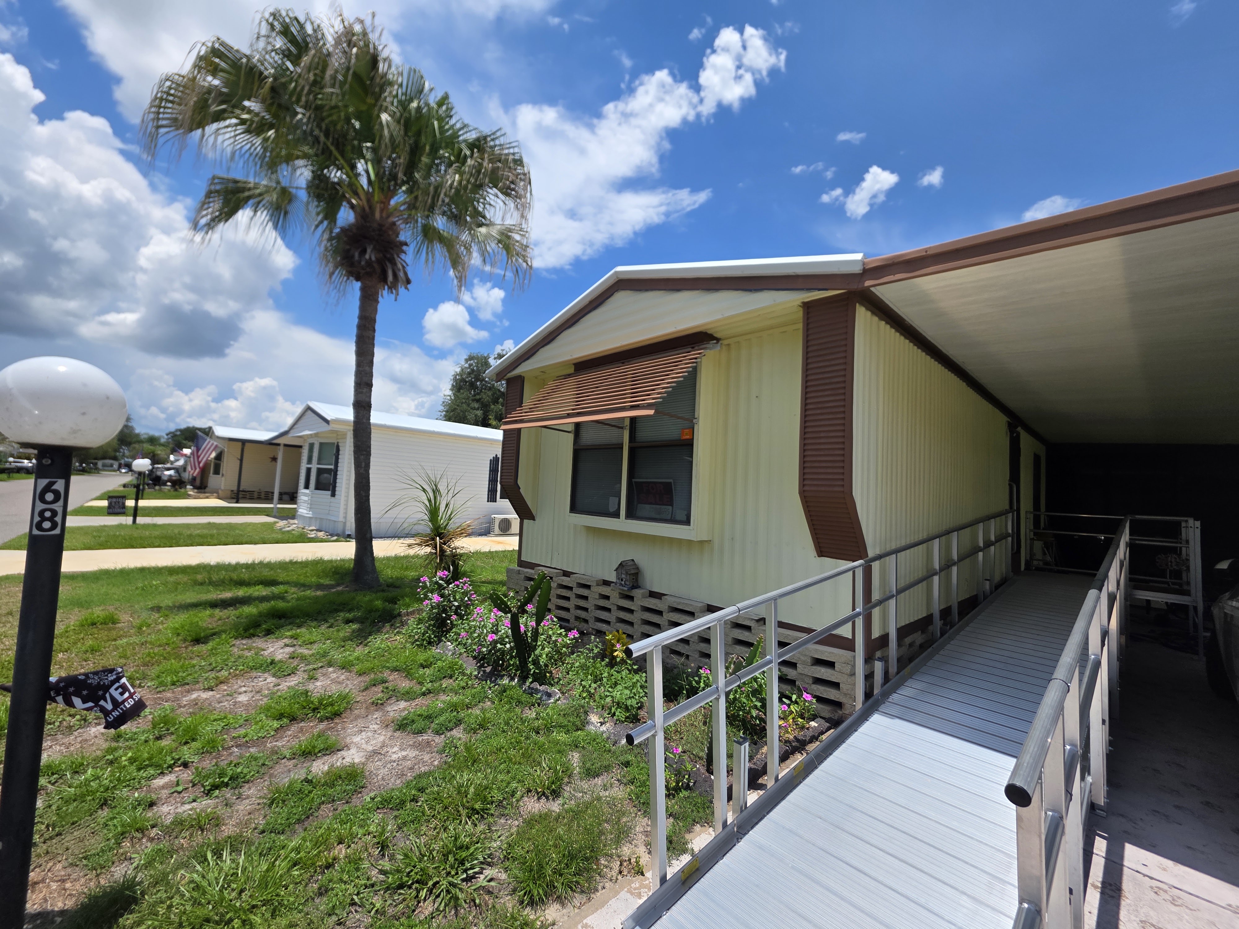 68 Butler Boulevard, Haines City, Florida 33844, 2 Bedrooms Bedrooms, ,2 BathroomsBathrooms,55-Plus Mobile Home,For Sale,Butler Boulevard,5167